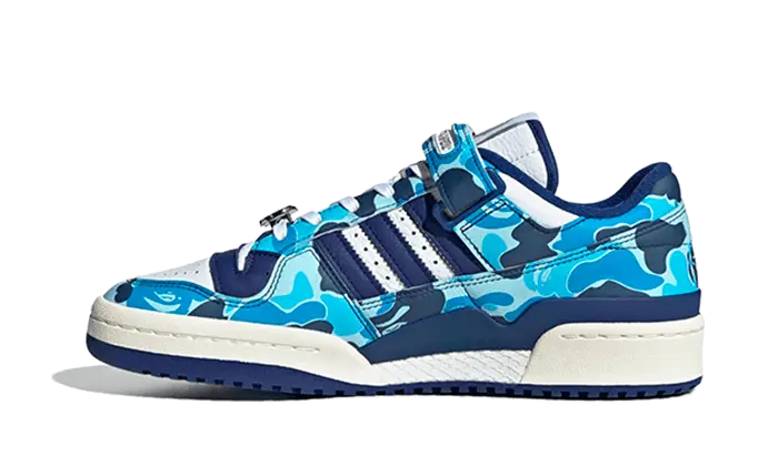 Adidas Forum 84 Low Bape 30th Anniversary Blue Camo