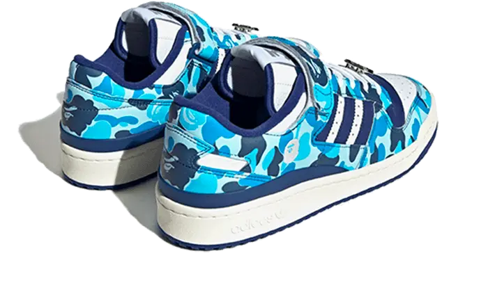 Adidas Forum 84 Low Bape 30th Anniversary Blue Camo