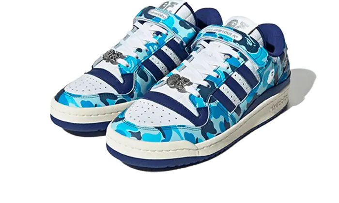 Adidas Forum 84 Low Bape 30th Anniversary Blue Camo