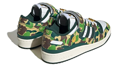 Adidas Forum 84 Low Bape 30th Anniversary Green Camo