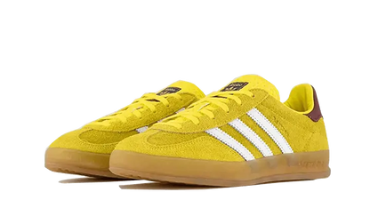 Adidas Gazelle Indoor Bright Yellow Burgundy