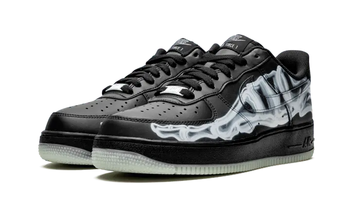 Air Force 1 Low Black Skeleton Halloween 2019