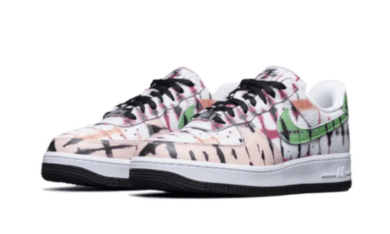 Nike Air Force 1 Low Black Tie Dye - CW1267-101