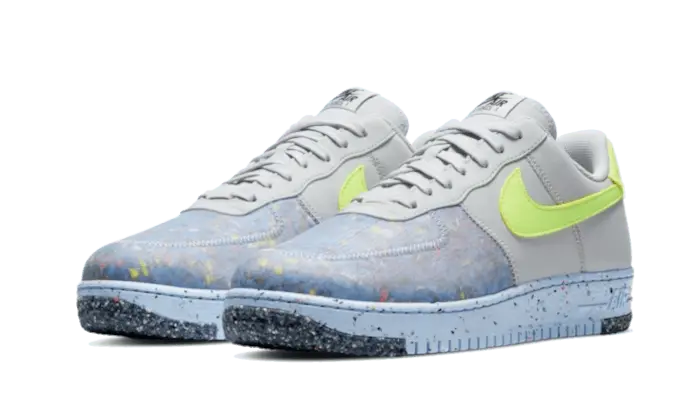 Nike Air Force 1 Crater Pure Platinum Barely Volt - CZ1524-001