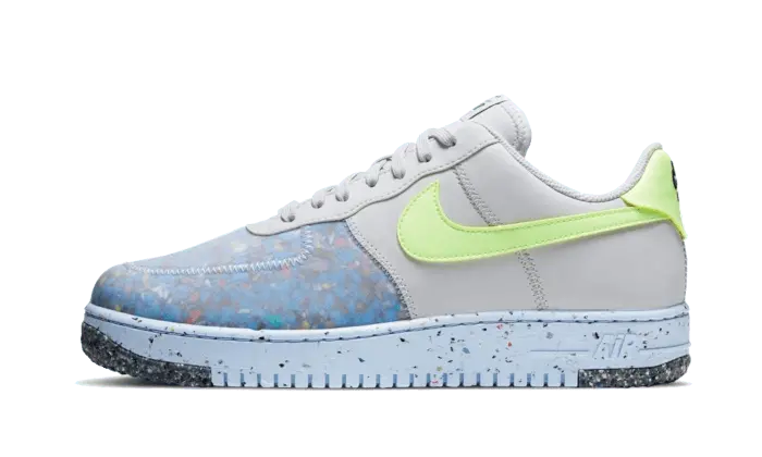 Nike Air Force 1 Crater Pure Platinum Barely Volt - CZ1524-001