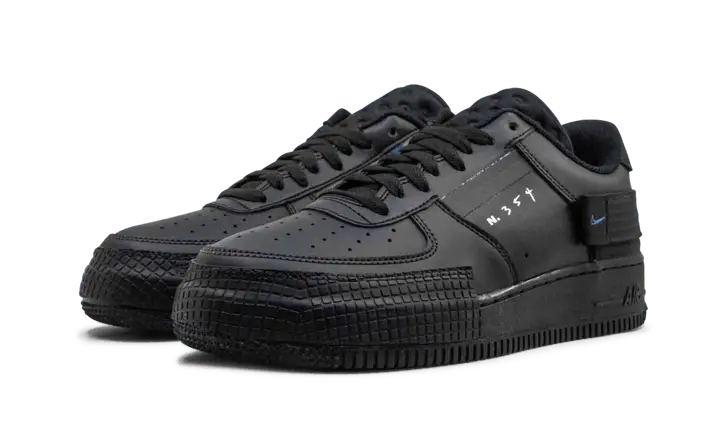 Nike Air Force 1 Low Drop Type Triple Black - AT7859-001