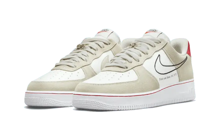 Nike Air Force 1 Low First Use Light Sail Red - DB3597-100