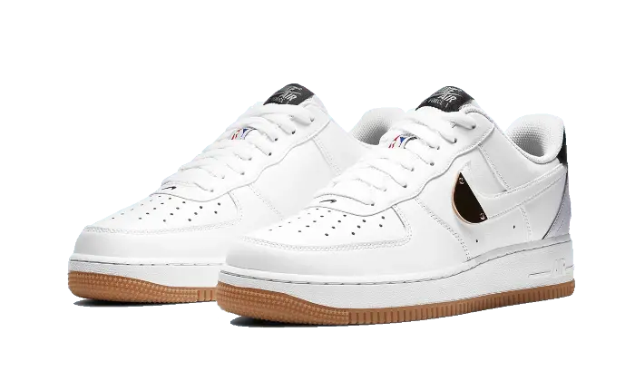 Nike Air Force 1 Low NBA White Grey Gum - CT2298-100