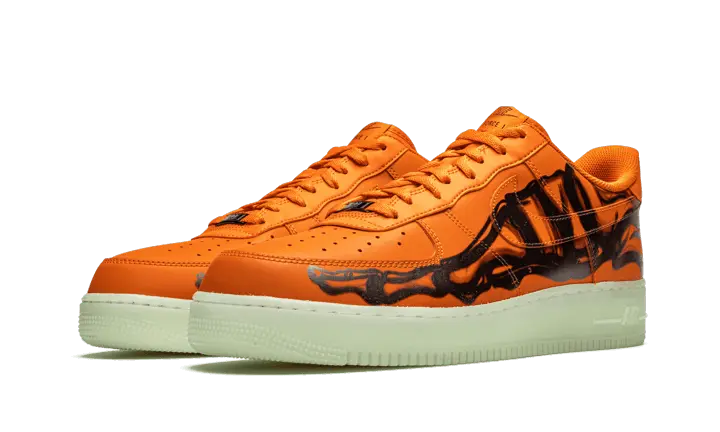 Nike Air Force 1 Low Orange Skeleton Halloween (2020) - CU8067-800