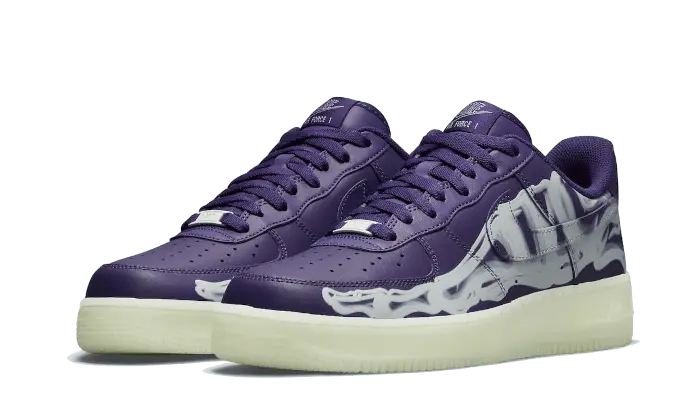 Nike Air Force 1 Low 07 QS Purple Skeleton Halloween (2021) - CU8067-5…