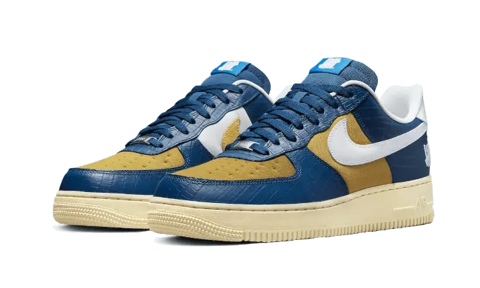 Nike Air Force 1 Low SP Undefeated 5 On It On It Blue Yellow Croc - DD1873-101