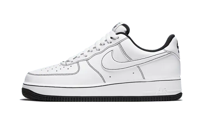 Nike Air Force 1 Low Stitch White Black - CV1724-104