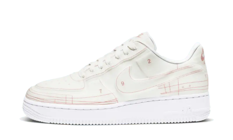 Nike Air Force 1 Low Schematic Summit White - CI3445-100