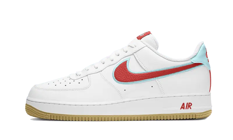 Nike Air Force 1 Low White Chile Red Glacier Ice - DA4660-101