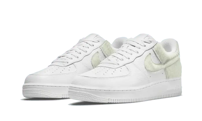Air Force 1 Low White Pony Hair Heel