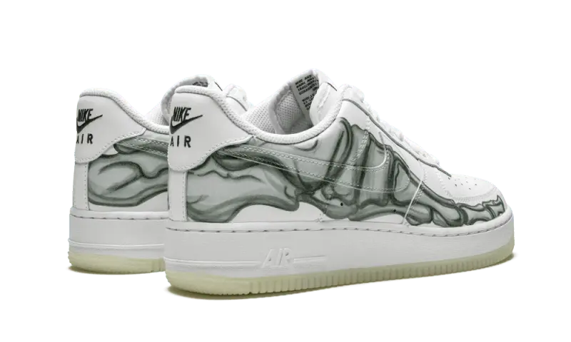 Air Force 1 Scheletro bianco basso Halloween 2018