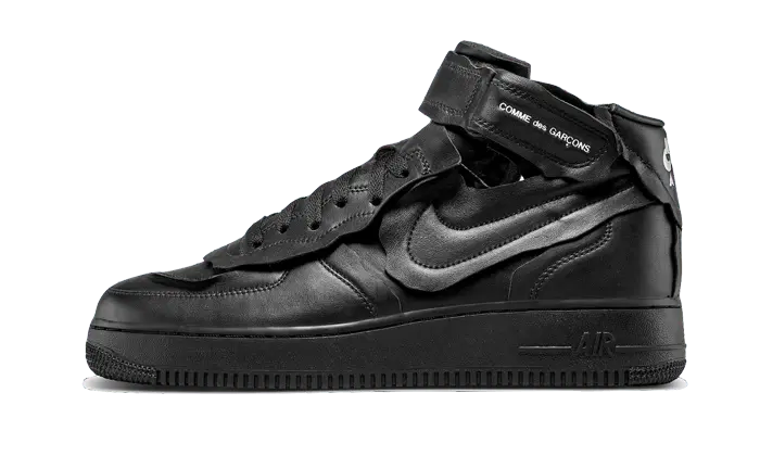 Nike Air Force 1 Mid Comme des Garçons Black - DC3601-001