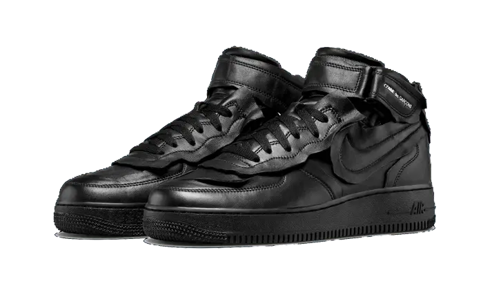 Air Force 1 Mid Comme des Garcons Black MTHOR SHOP