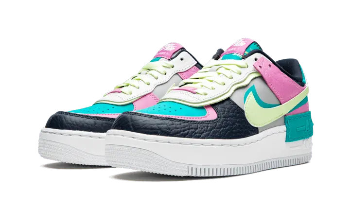 Nike Air Force 1 Shadow Barely Volt Oracle Aqua - CK3172-001