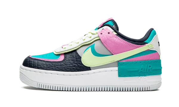 Nike Air Force 1 Shadow Barely Volt Oracle Aqua W