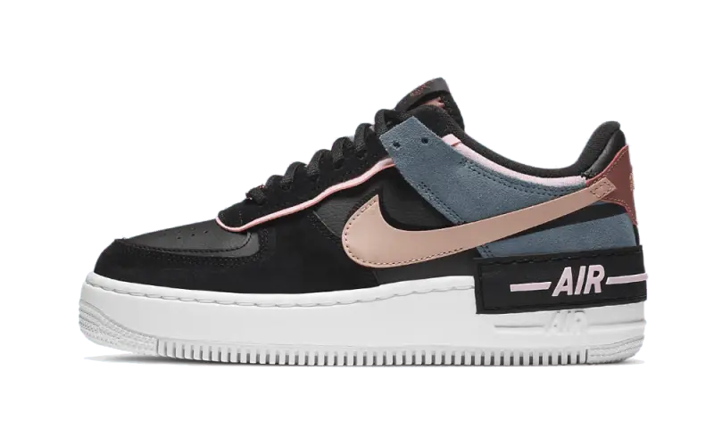 Nike Air Force 1 Shadow Black Metallic Red Bronze - CU5315-001