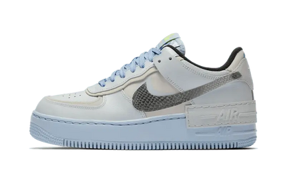 Nike Air Force 1 Shadow Pure Platinum Snakeskin Blue - CV3027-001