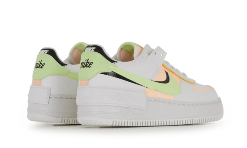 Nike Air Force 1 Shadow Summit White Barely Volt Crimson Tint - CI0919-107