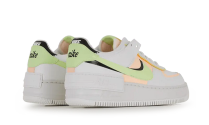 Nike Air Force 1 Shadow Summit White Barely Volt Crimson Tint - CI0919-107