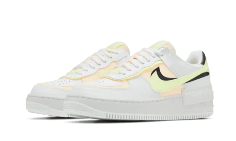 Nike Air Force 1 Shadow Summit White Barely Volt Crimson Tint - CI0919-107