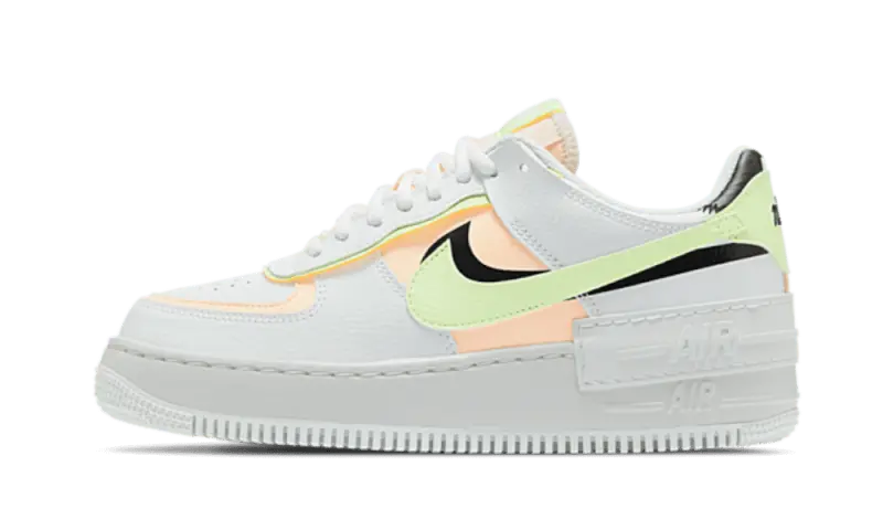 Nike Air Force 1 Shadow Summit White Barely Volt Crimson Tint - CI0919-107