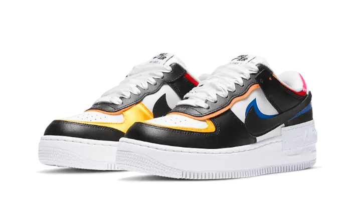 Nike Air Force 1 Shadow White Black Multi - DC4462-100