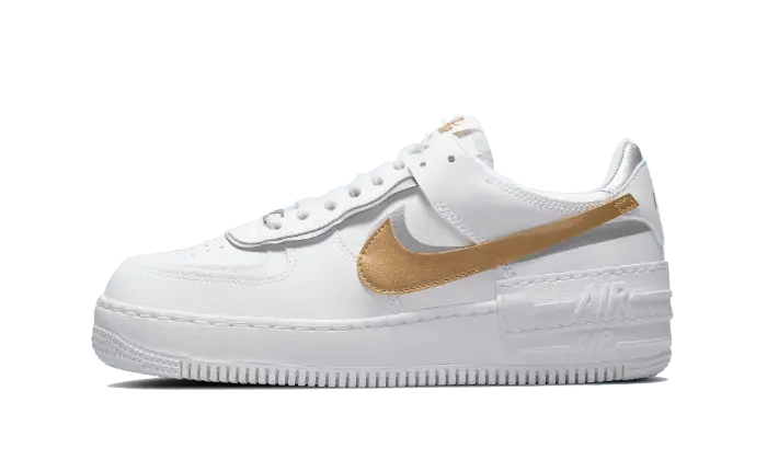 Nike Air Force 1 Shadow White Metallic Gold - DM3064-100