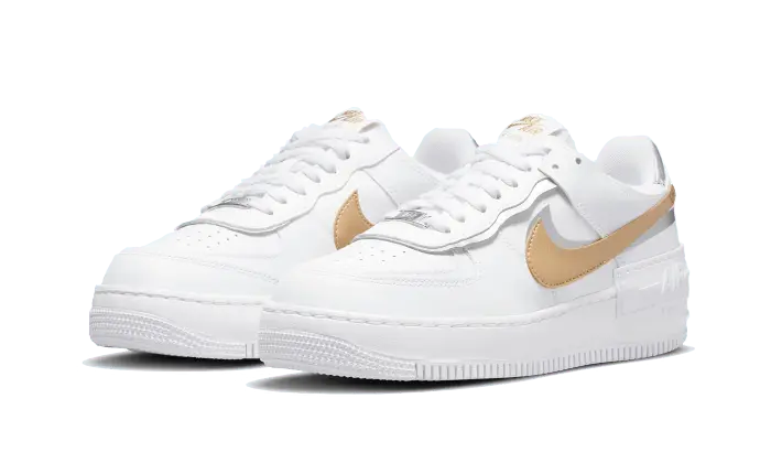 Nike Air Force 1 Shadow White Metallic Gold - DM3064-100