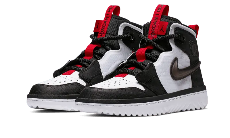 Air Jordan 1 High React Black White Gym Red - AR5321-016