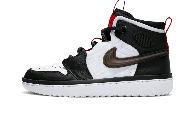 Air Jordan 1 High React Black White Gym Red - AR5321-016