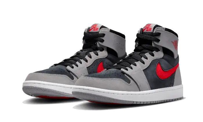 Air Jordan 1 High Zoom Air CMFT 2 Black Fire Red Cement