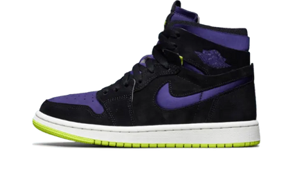 Air Jordan 1 High Zoom Air CMFT Black Court Purple Lemon Venom - CT0979-001