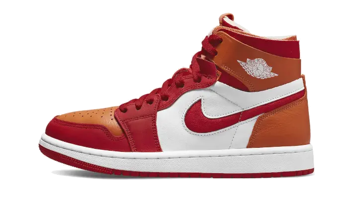 Air Jordan 1 High Zoom Air CMFT Fire Red Hot Curry