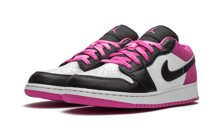 Air Jordan 1 Low Black Active Fuchsia - CK3022-005