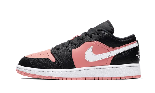 Air Jordan 1 Low Black Pink Quartz - 554723-016