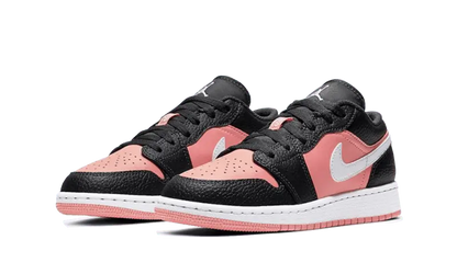 Air Jordan 1 Low Black Pink Quartz - 554723-016