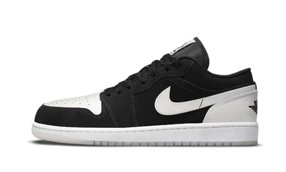 Air Jordan 1 Low Black White Diamond