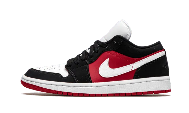 Air Jordan 1 Low Black White Gym Red - DC0774-016