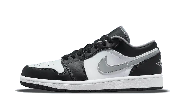 Air Jordan 1 Low Black White Particle Grey - 553558-040