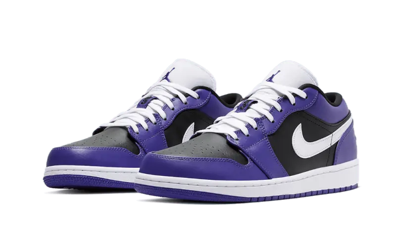 Air Jordan 1 Low Court Purple Black - 553558-501