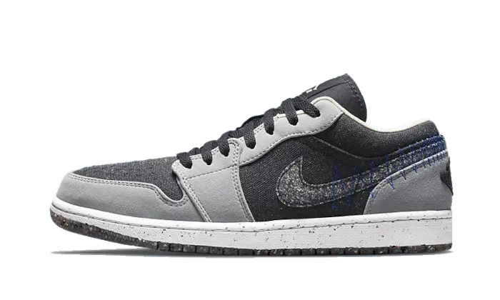 Air Jordan 1 Low Crater Black Grey - DM4657-001