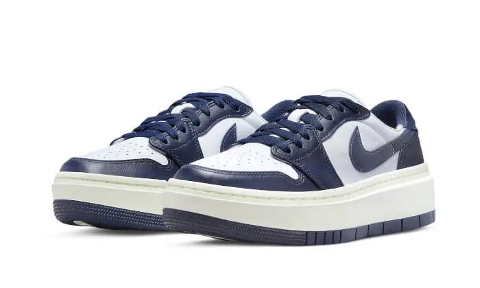 Air Jordan 1 Low Elevate White Midnight Navy Sail