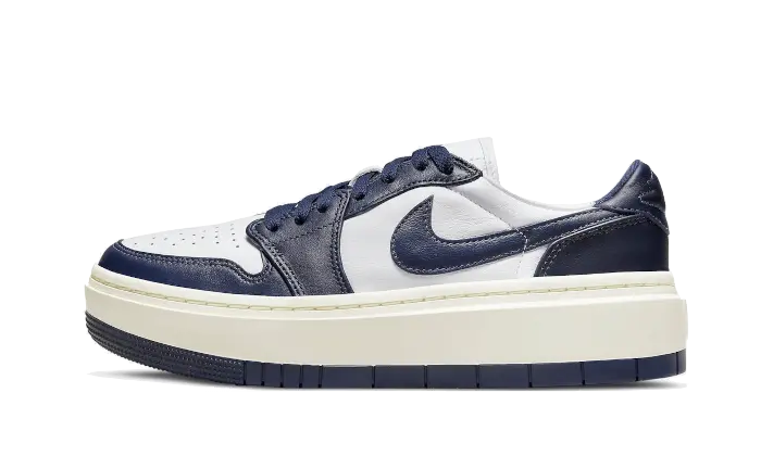 Air Jordan 1 Low Elevate White Midnight Navy Sail