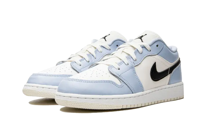 Air Jordan 1 Low Ice Blue Black - MTHOR SHOP