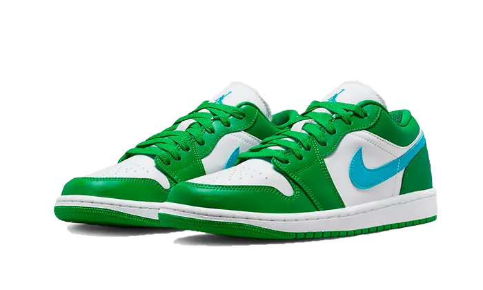 Air Jordan 1 Low Lucky Green Aquatone